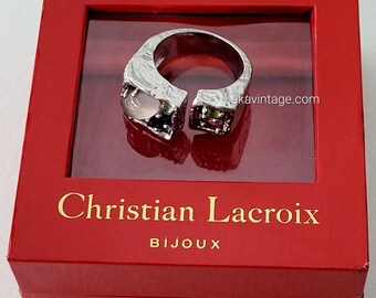 クリスチャンラクロワ　リング Christian Lacroix - Vintage Silver Ring - Etsy