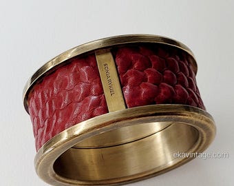 Bracelet Vintage Sonia Rykiel & H&M - Jonc à Strass - Occasion, Bijou Fantaisie Rétro