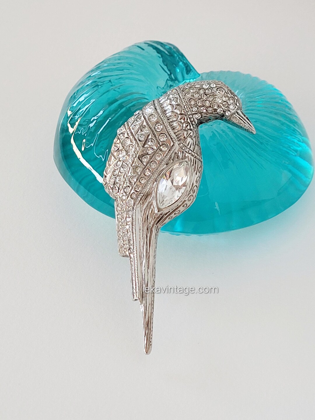 シェラー - ヴィンテージブローチ - 鳥 - Etsy 日本