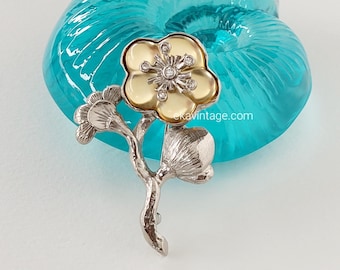 KENZO Vintage Resin Flower Drop Clip-on Earrings - Etsy