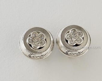 KENZO Paris Boke Flower Stud Earrings - Etsy