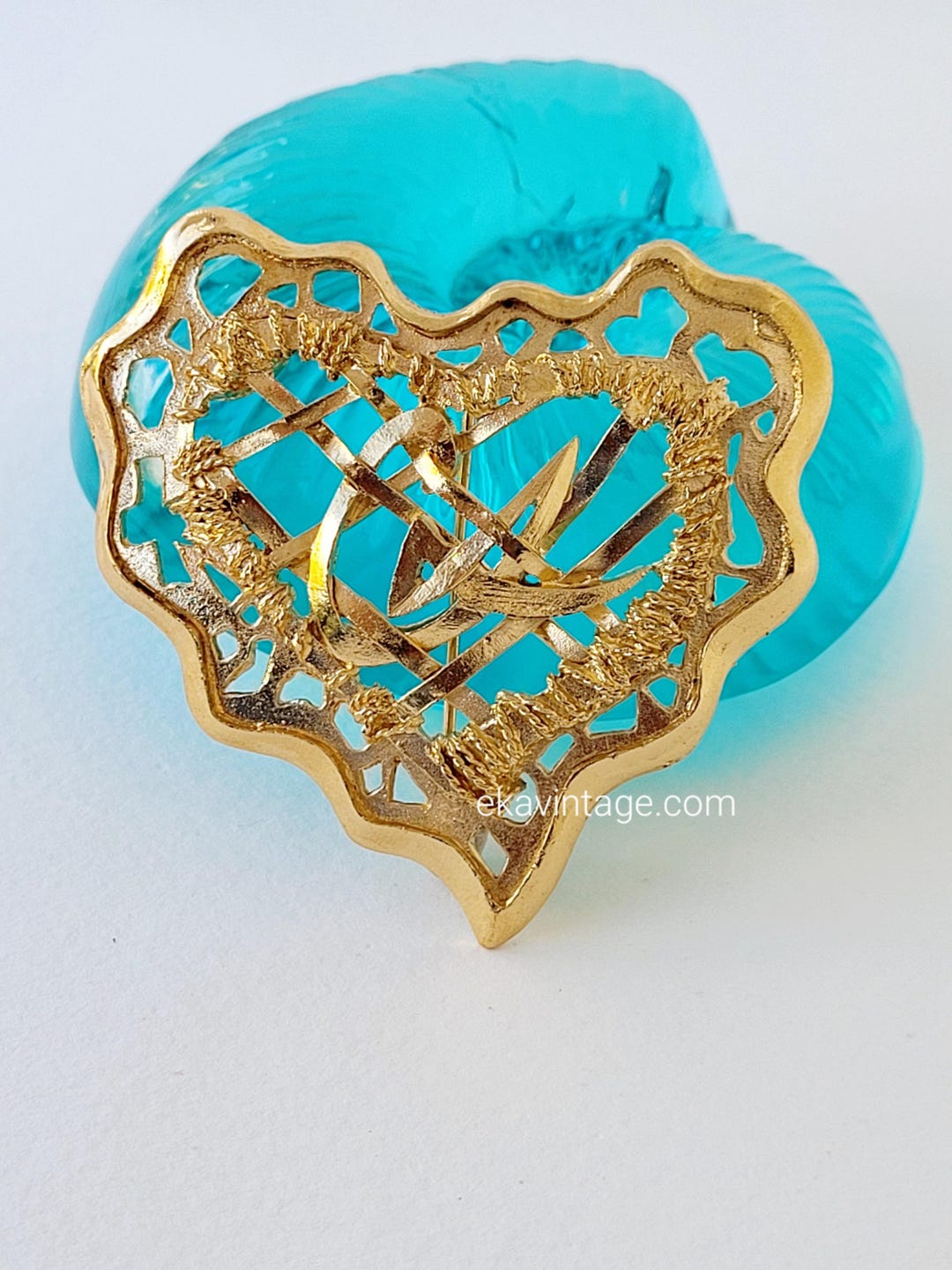 Christian Lacroix - Vintage Heart Brooch CL - Etsy UK