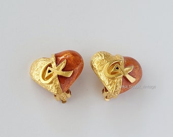 Christian Lacroix - Heart CL vintage earrings