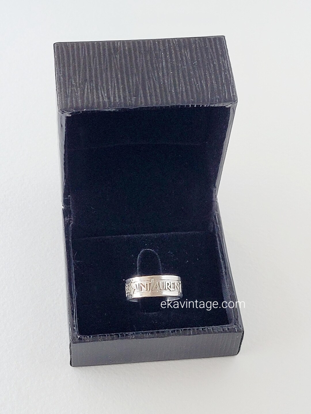 【人気ショップが最安値挑戦！】 - Laurent Saint Yves Vintage Etsy - Ring Silver アクセサリー