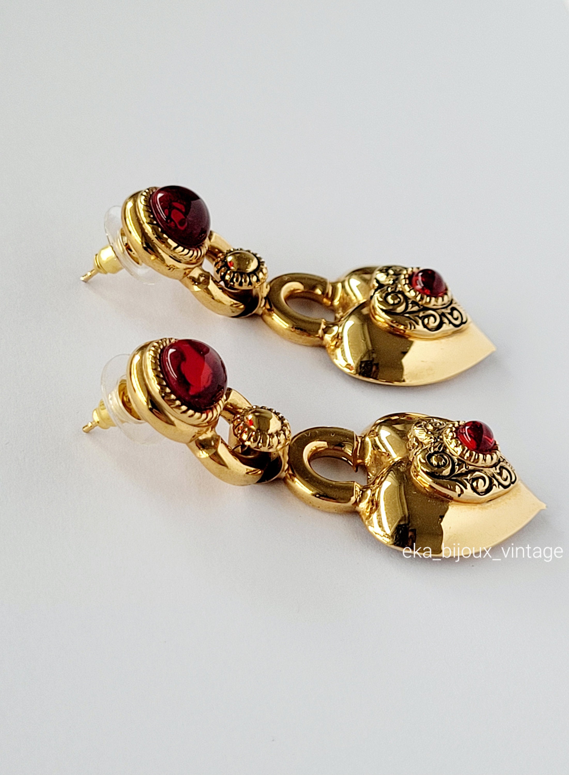 boucles d'oreilles clips chanel 1985 de