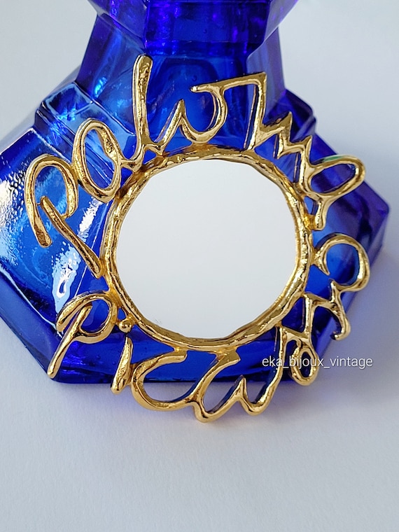Paloma Picasso - Vintage Bag Mirror - Etsy display picture 1