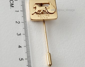 Celine - Vintage Calèche Brooch / Pin - Etsy