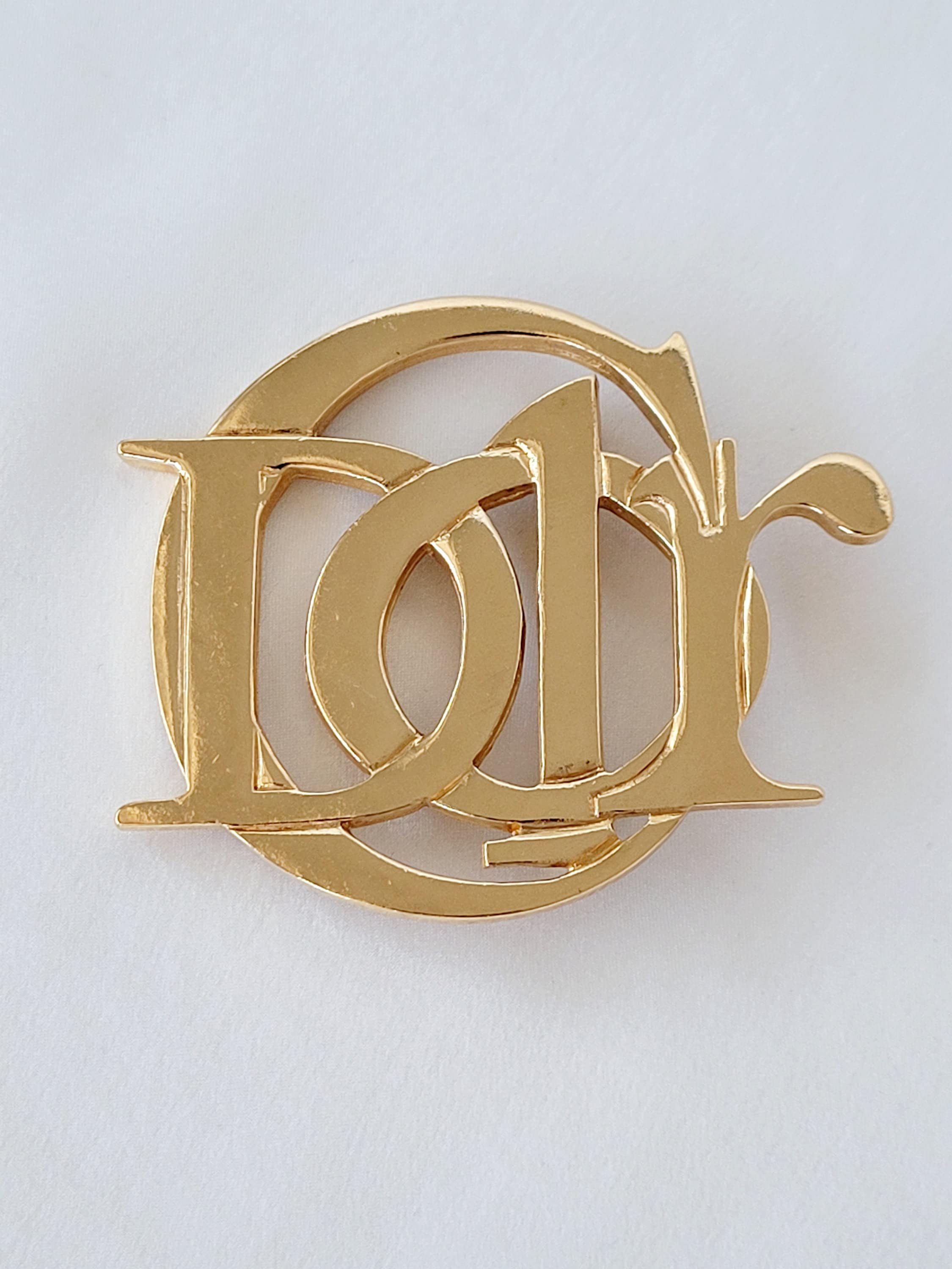 Christian Dior - Vintage Brooch Logo