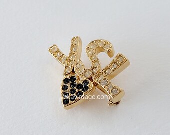 イヴ・サンローラン - YSL ヴィンテージ ハート ブローチ - Etsy 日本