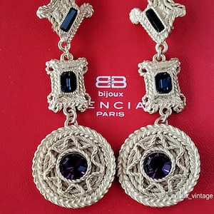 Balenciaga - Vintage hanging earrings