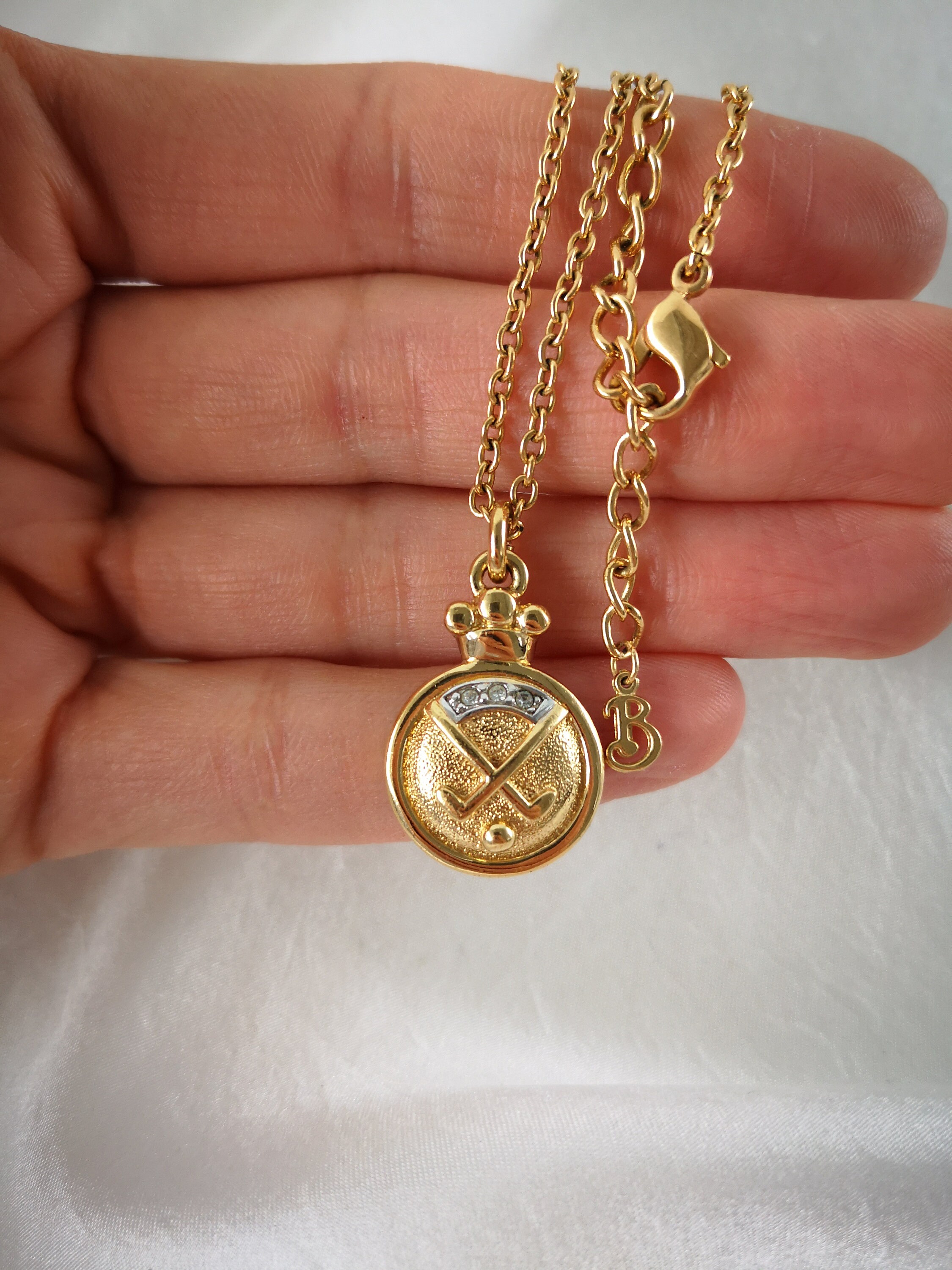 Burberrys of London Necklace With Vintage Pendant - Etsy