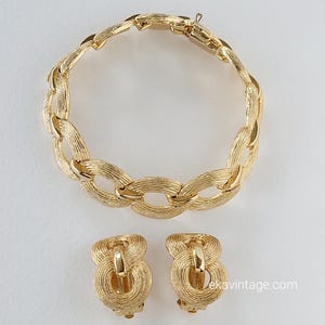 Orena Paris - Vintage earrings and bracelet set