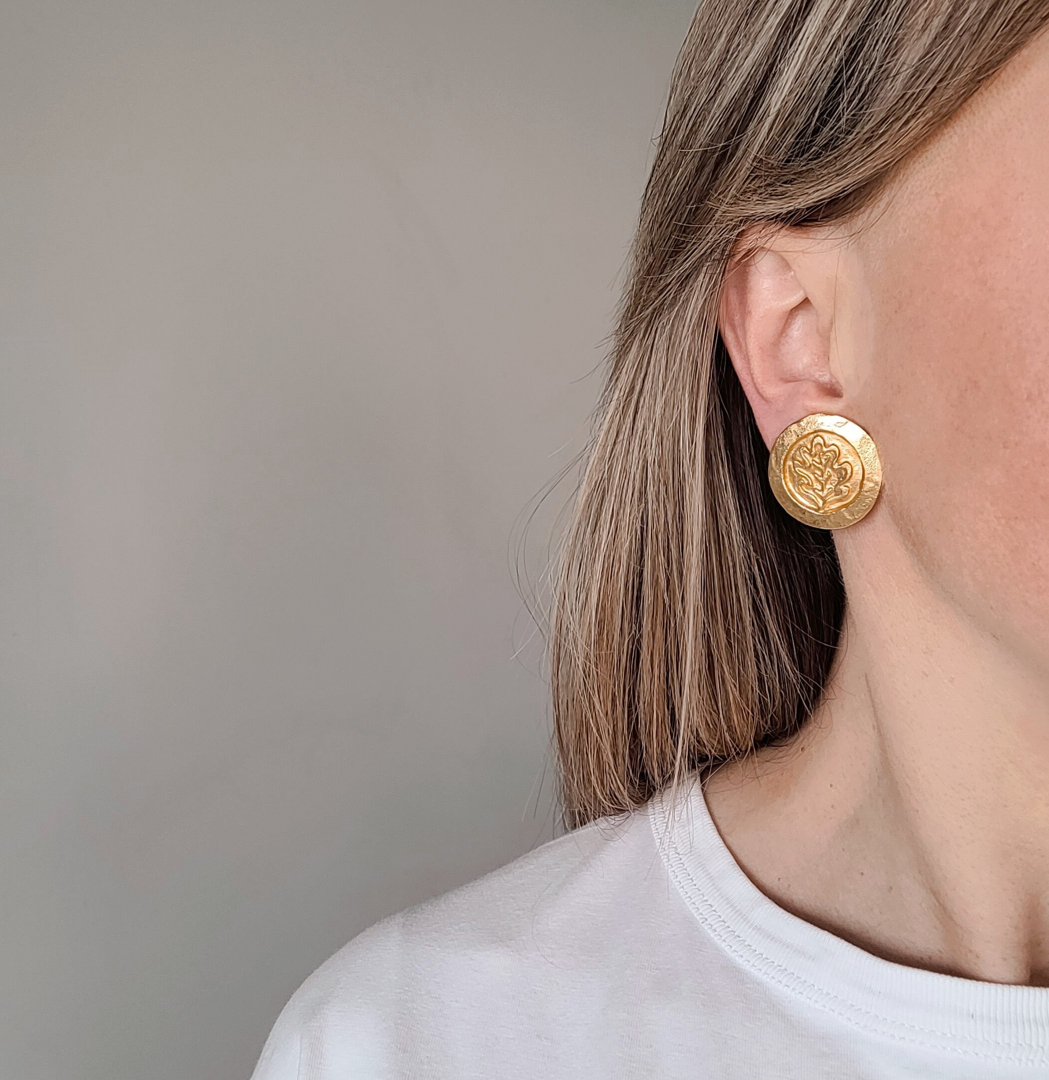 Boucles D’oreilles Pendantes Vintage Inès De La Fressange - Clips, Occasion En Bon état