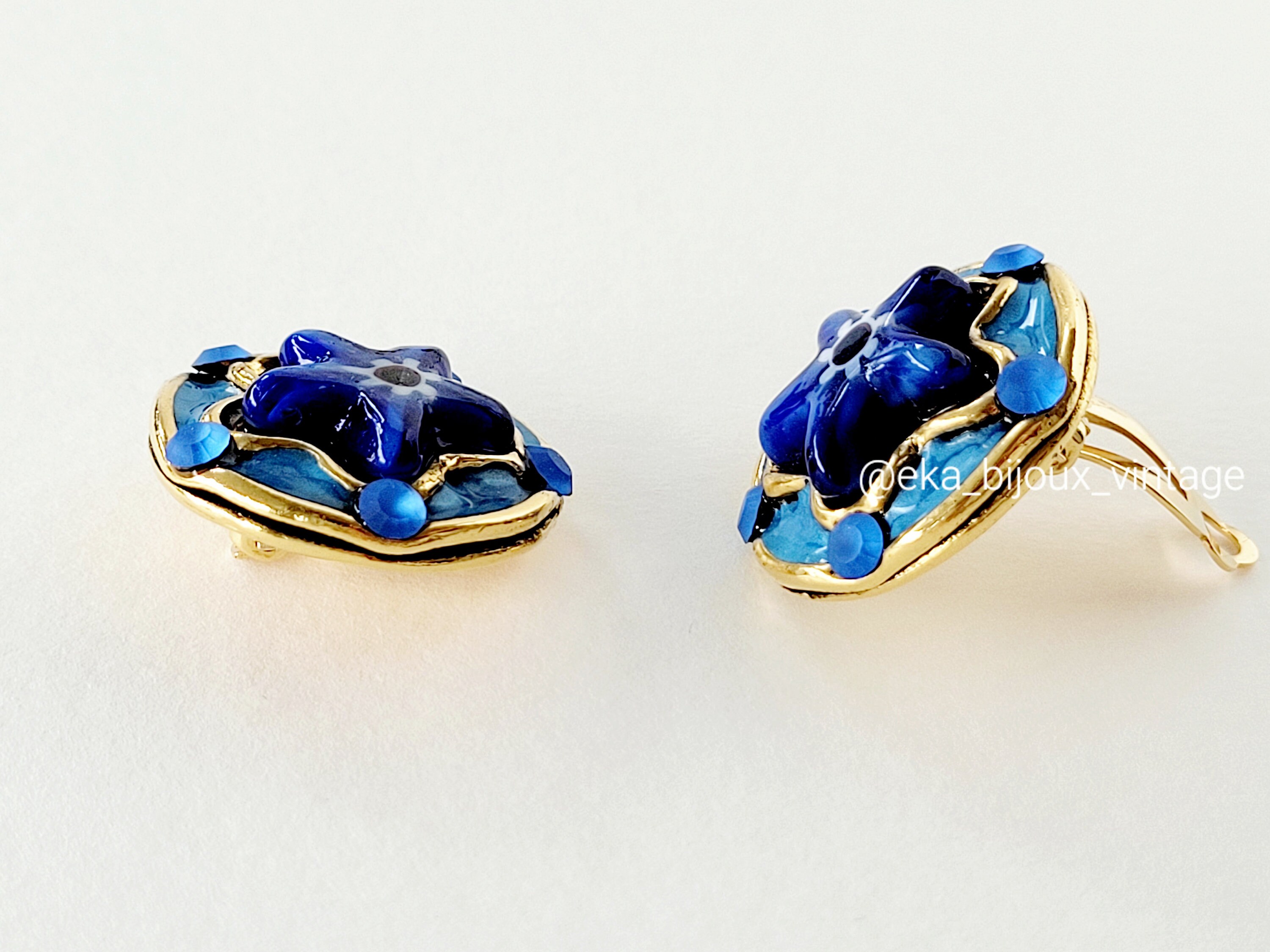 Boucles D'oreilles Pendantes Taratata Motif Cheval - Modèle Rare, Occasion En Très Bon état