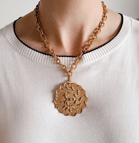 Vintage BALENCIAGA Beads Nackleceバレンシアガ Signed BALENCIAGA PARIS Vintage Necklace With 2 Rows and