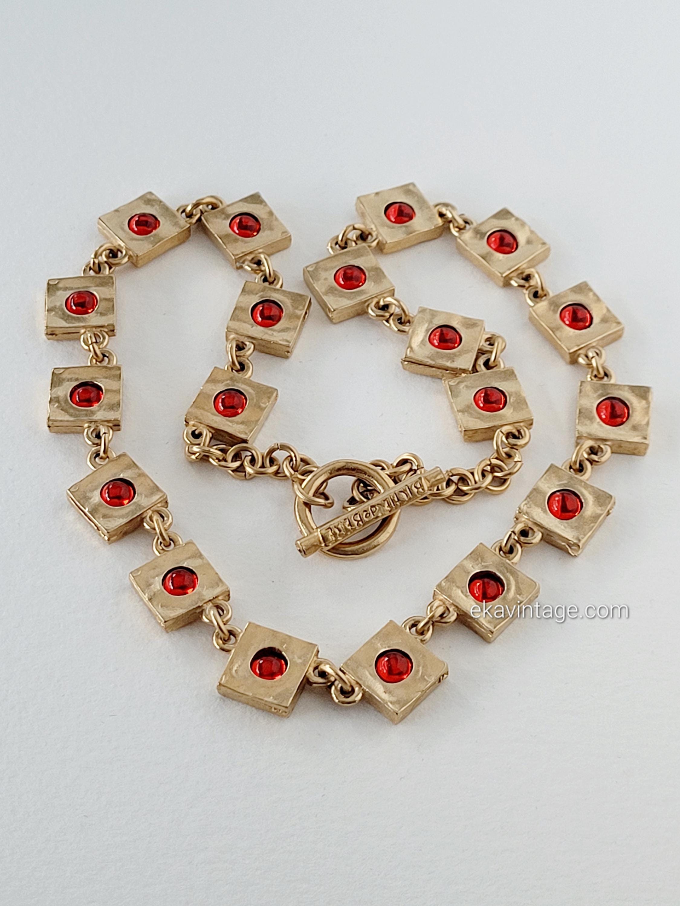 Collier Vintage Biche De Bère Paris - 4 Rangs De Perles - Bijou De Créateur Français - Occasion