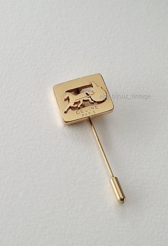 Celine - Vintage Calèche Brooch / Pin - Etsy