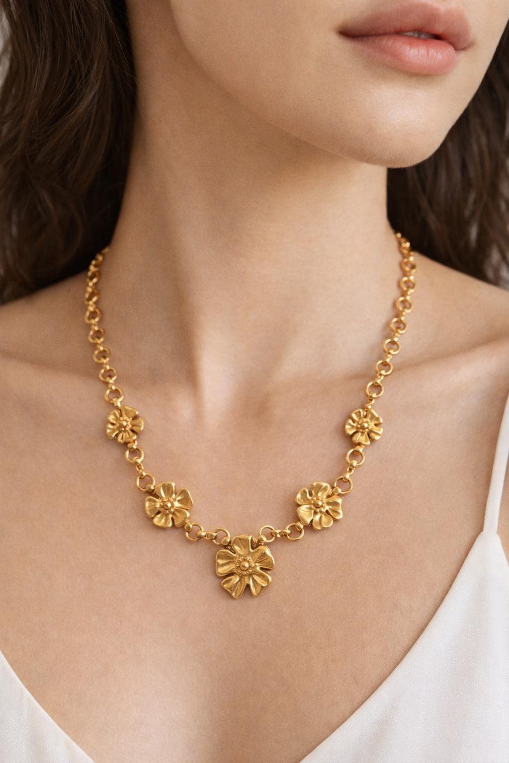 Kenzo - Vintage Flower Necklace - Etsy Finland