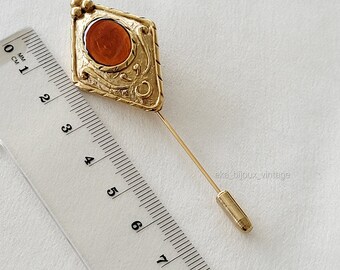 Broche Vintage Signée Jacques Esterel - Made In France, Ronde, Multicolore