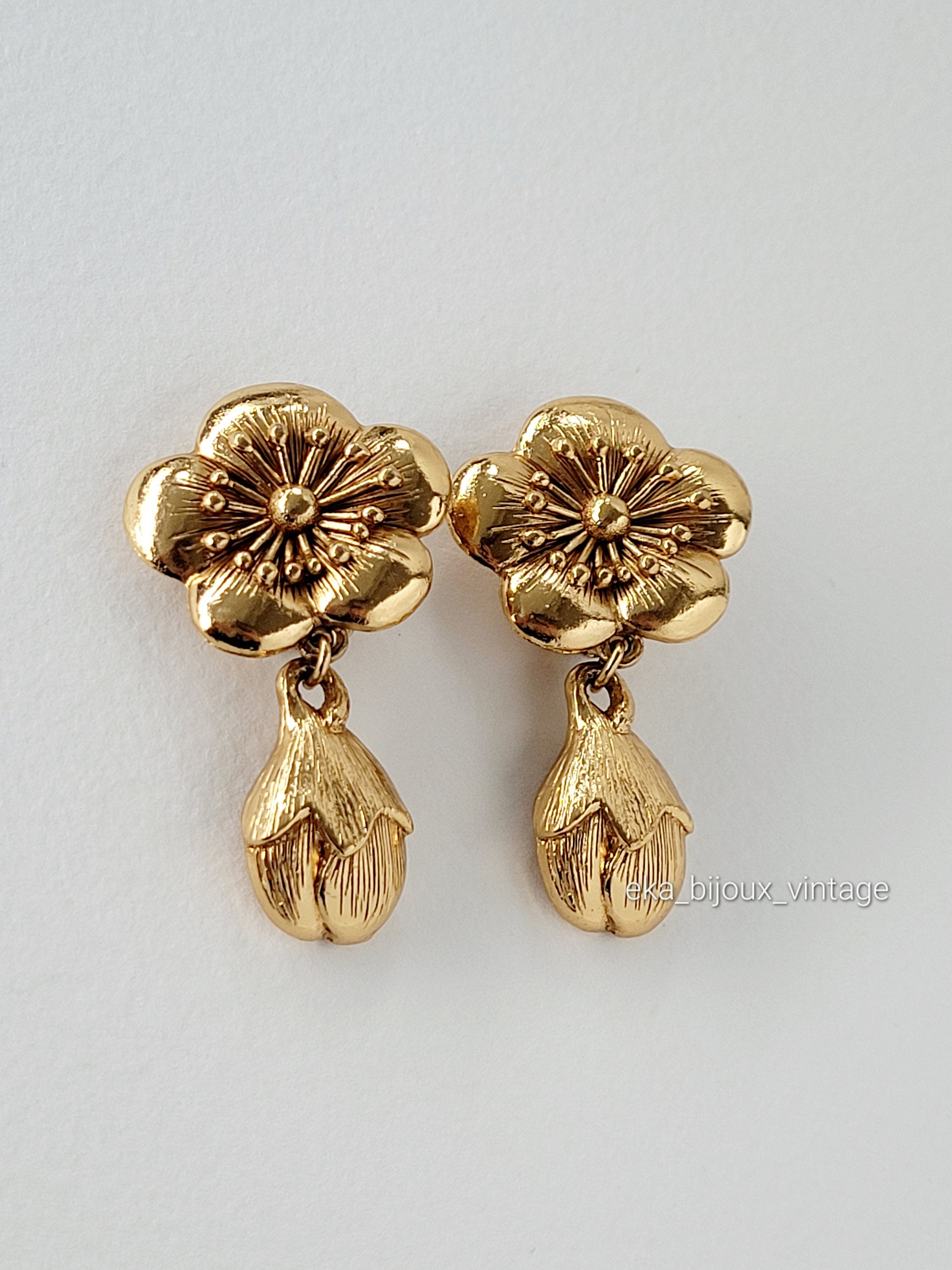 Kenzo flower earring - Etsy 日本
