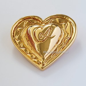 Christian Lacroix - Large vintage heart brooch