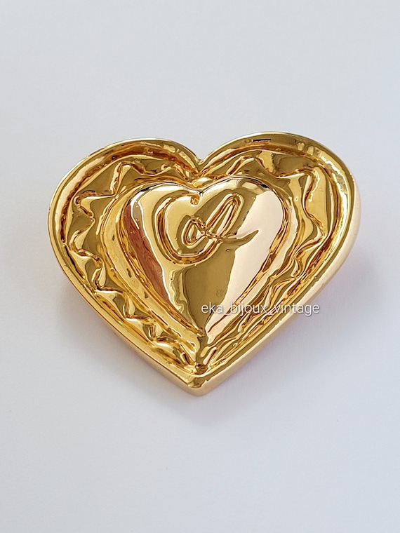 クリスチャンラクロワ ブローチ ハート ヴィンテージ Christian Lacroix - ✔️Vintage brooch christian Lacroix