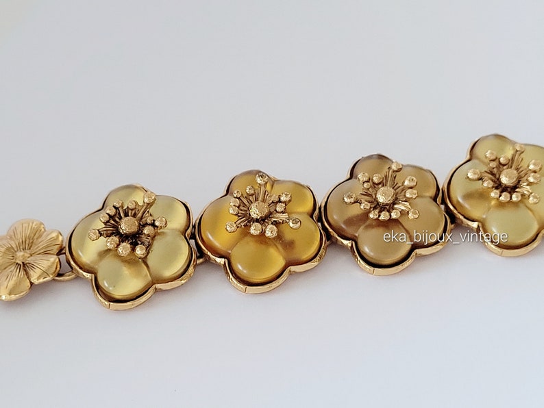 Kenzo Paris Magnifique bracelet vintage Fleurs image 2