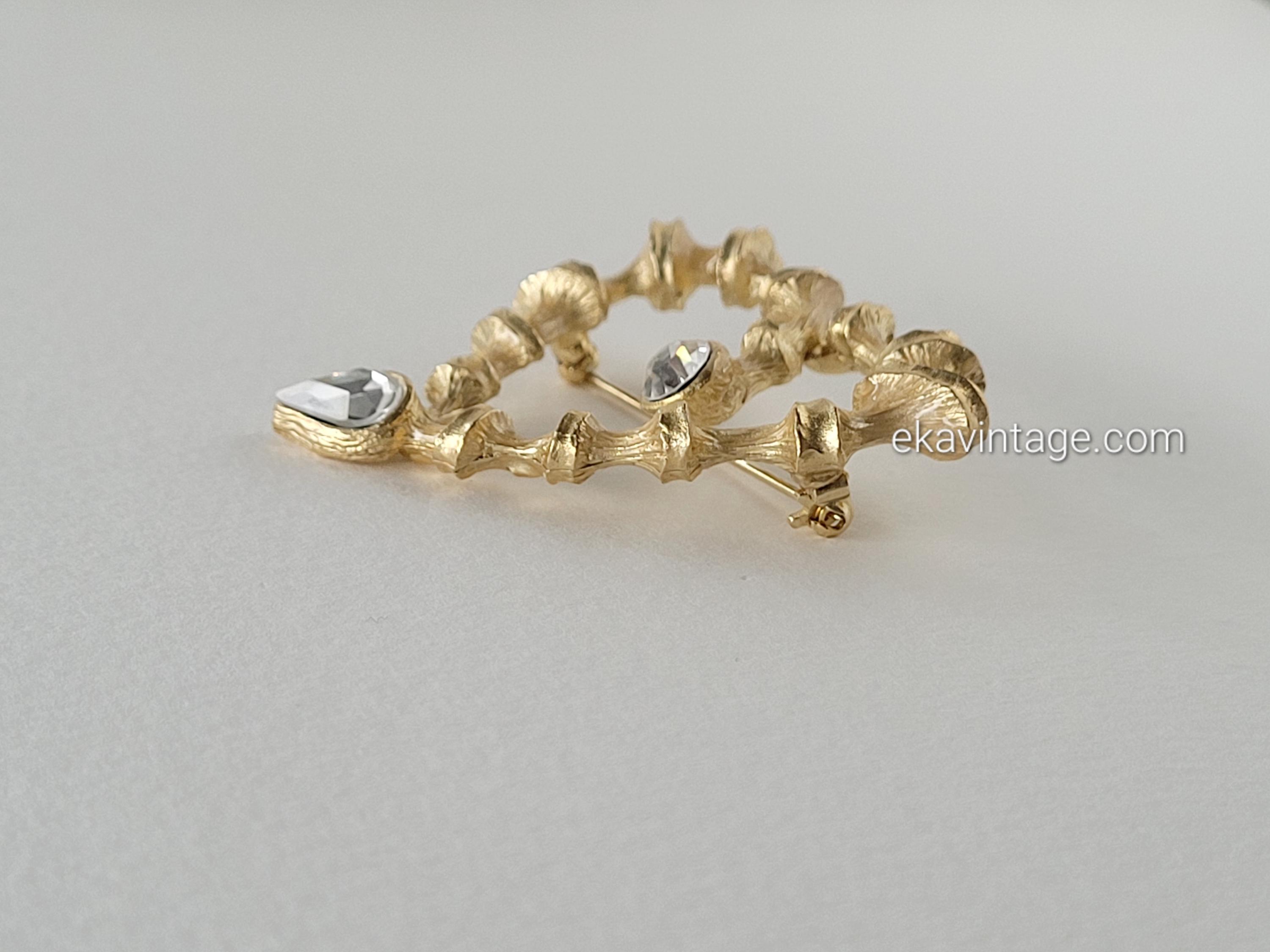 Christian Lacroix-ヴィンテージ ハート ブローチ - Etsy 日本