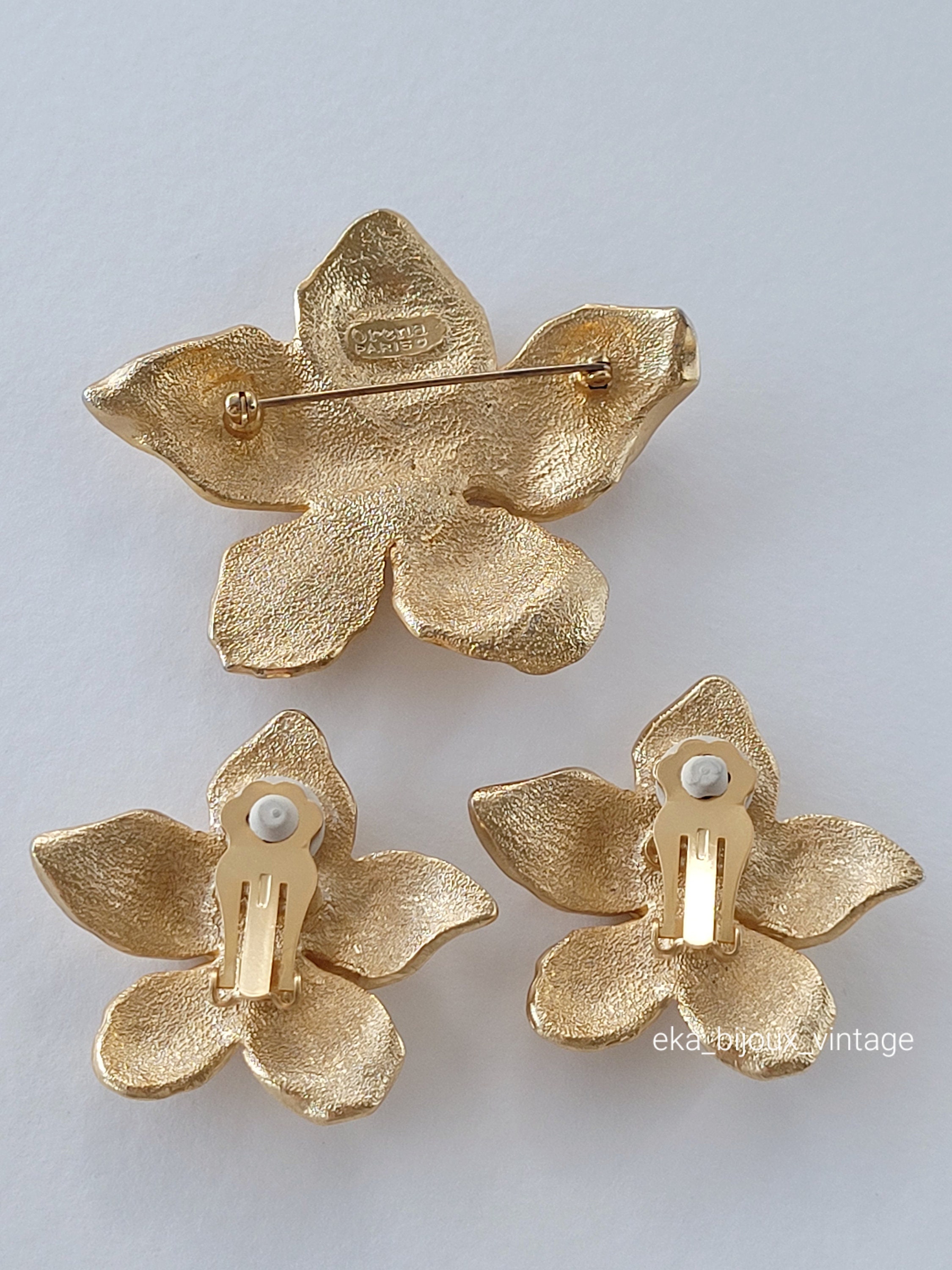 送料無料 通販  Vintage Paris Orena Flower Etsy - Set アクセサリー