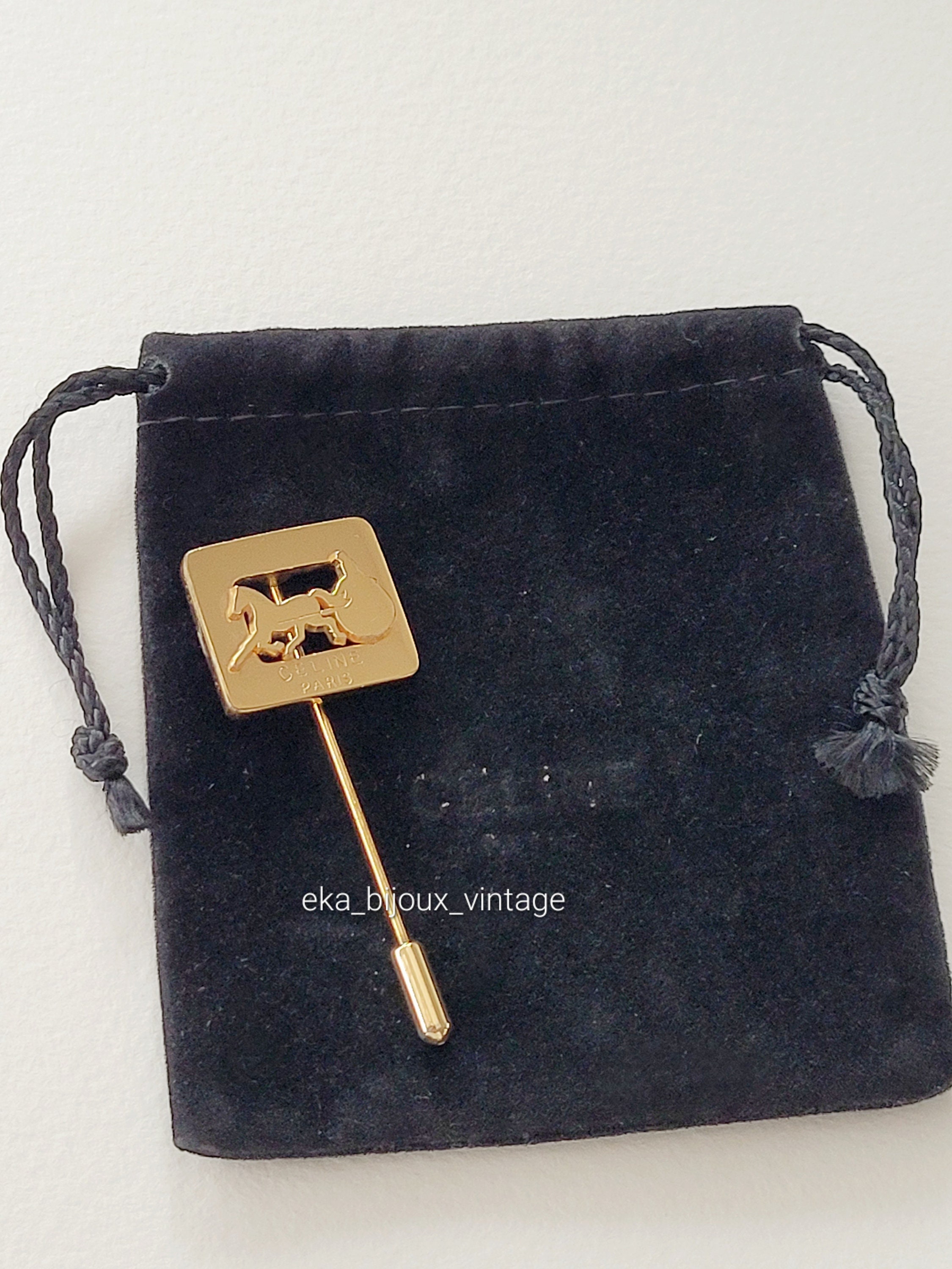 Celine Vintage Calèche Brooch / Pin - Etsy