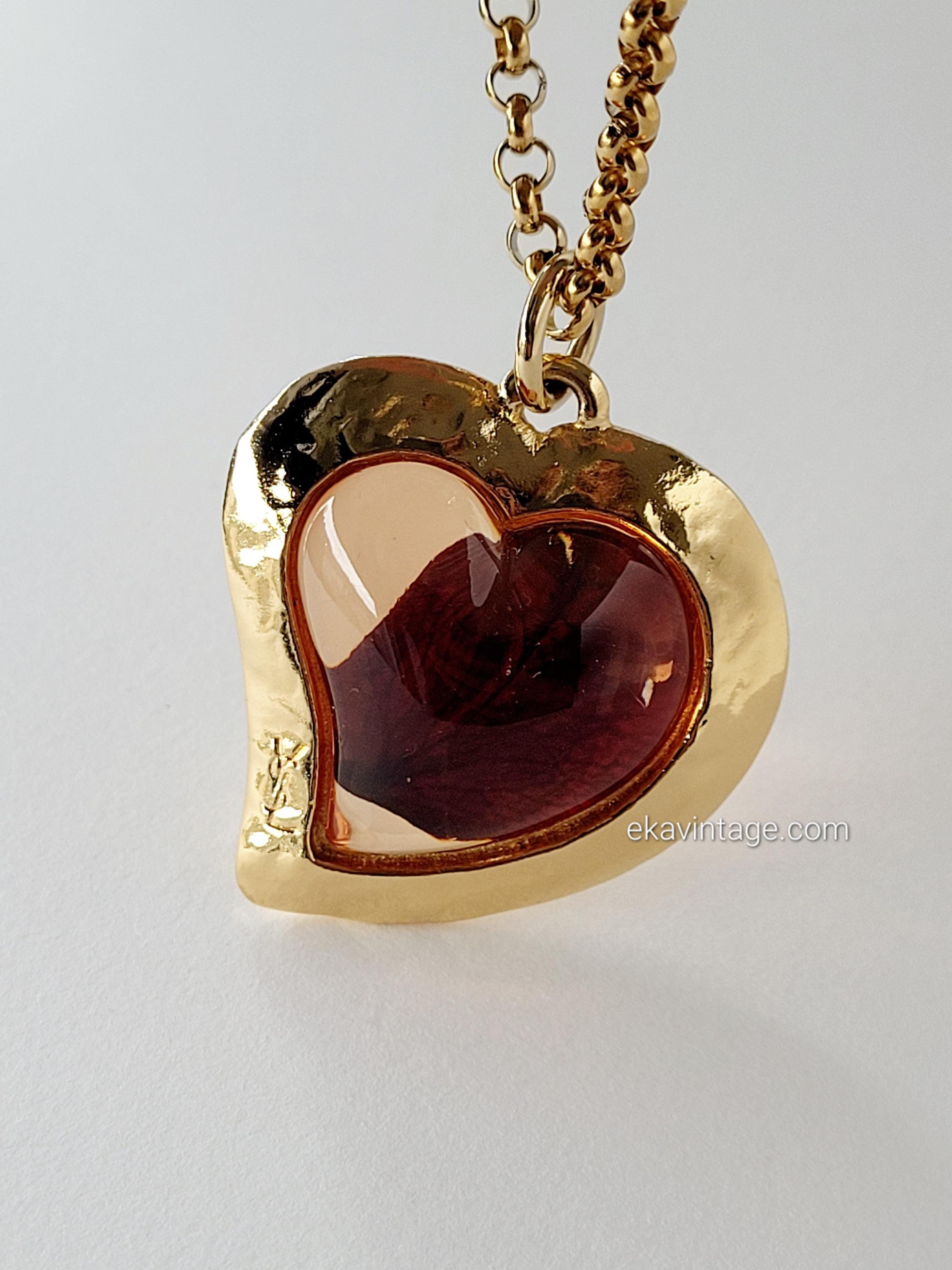 Saint laurent heart locket discount