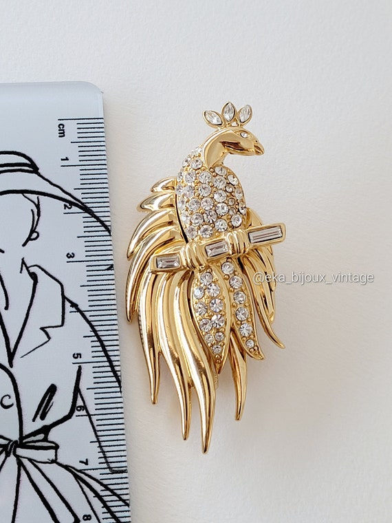 モネ - ヴィンテージ鳥ブローチ - Etsy 日本
