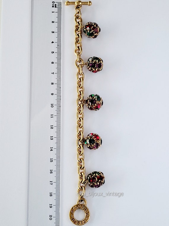 Agatha Paris - Vintage bracelet with five charms - image 5
