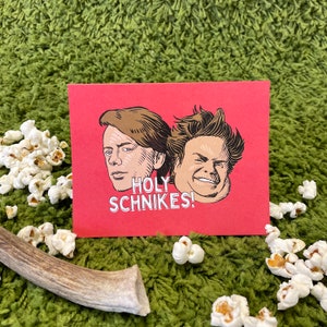 Tommy Boy - Holy Schnikes Card / Any Occasion / greeting card / funny card for her / card for him