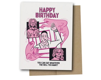 Adult Ghost Tour Birthday Card / ITYSL / greeting card / I Think You Should Leave / funny card for her / card for him