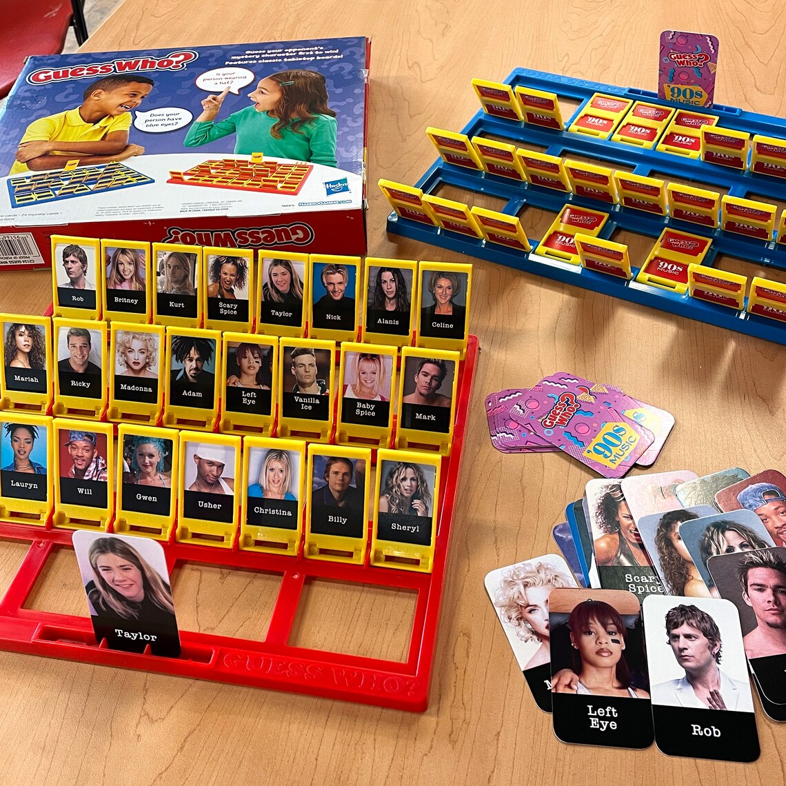 Guess Who '90s Music Game Night Board Game Etsy