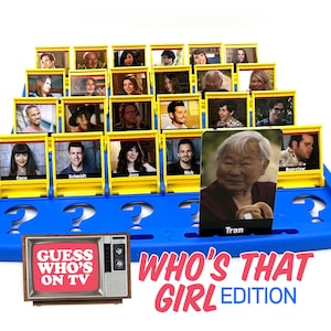 Guess Who Who s That NEW Girl Game Night Board Game Etsy