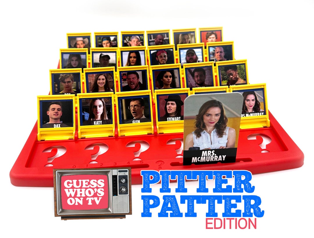 Guess Who pitter Patter Edition Game Night Board Game Etsy