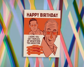 Triple Novas Birthday Card / ITYSL / greeting card / I Think You Should Leave / funny card for her / card for him