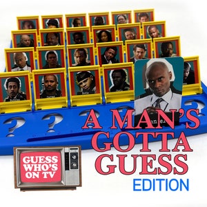 Guess Who &quot;A Man&#39;s Gotta Guess&quot; Edition - Game night - Board Game