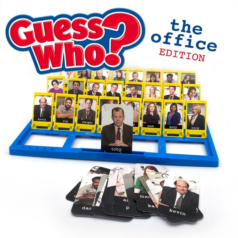 Guess Who The Office Game night Board Game Etsy