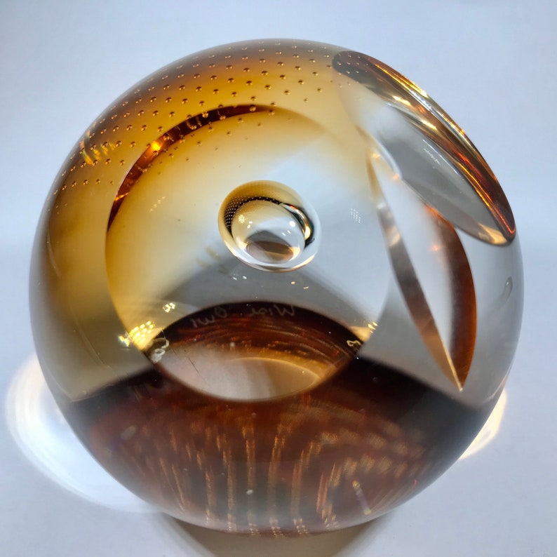 Wise Owl Caithness Glass Paperweight Alastair Macintosh Etsy