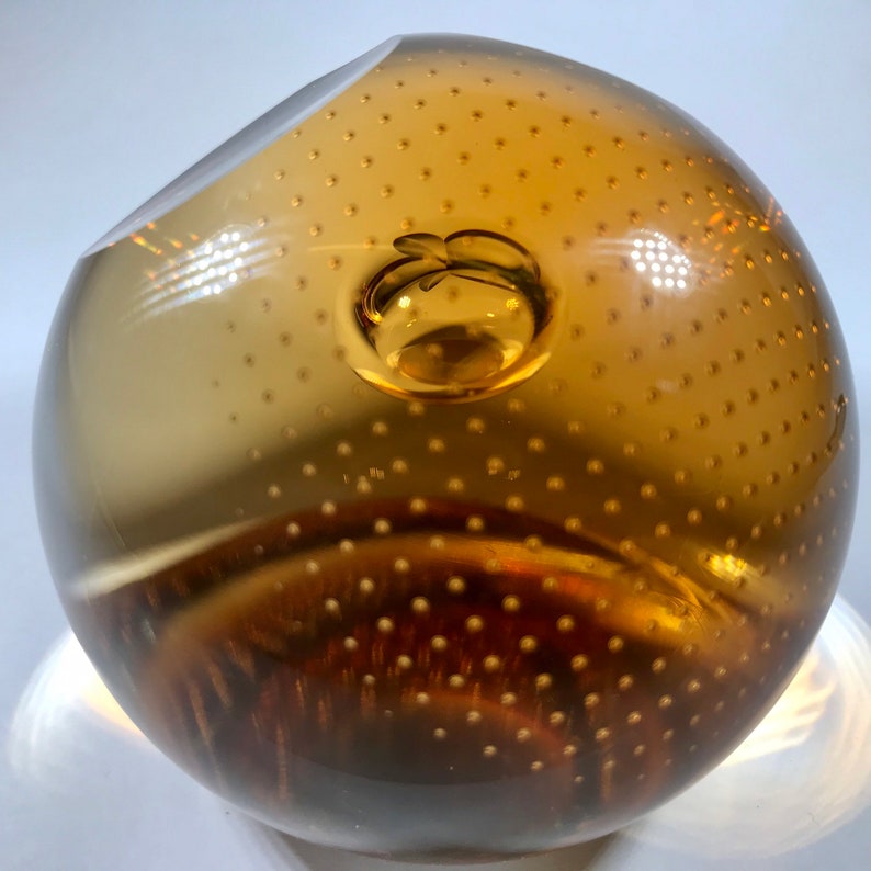 Wise Owl Caithness Glass Paperweight Alastair Macintosh Etsy