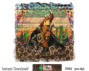 Western leopard serape Dye Sublimation Design Digital Download Serape Southwestern Vintage Retro Cowboy Western