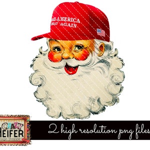 MAGA Weihnachtsmann machen Amerika wieder großartig Original Vintage Weihnachten FJB Dye Sublimation Digital Download Design