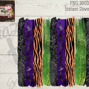 Halloween Brush Stroke Background Bat Glitter Dye Sublimation Design Digital Download