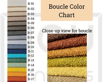 Order Swatches - Boucle - Leather - Linen - Velvet - Genuine Leather - Wooden Swatches