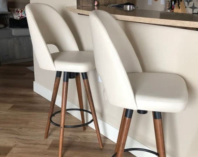 Swivel Personalized Height BarStool - Counter Stool - 360 degrees swivel bar stool