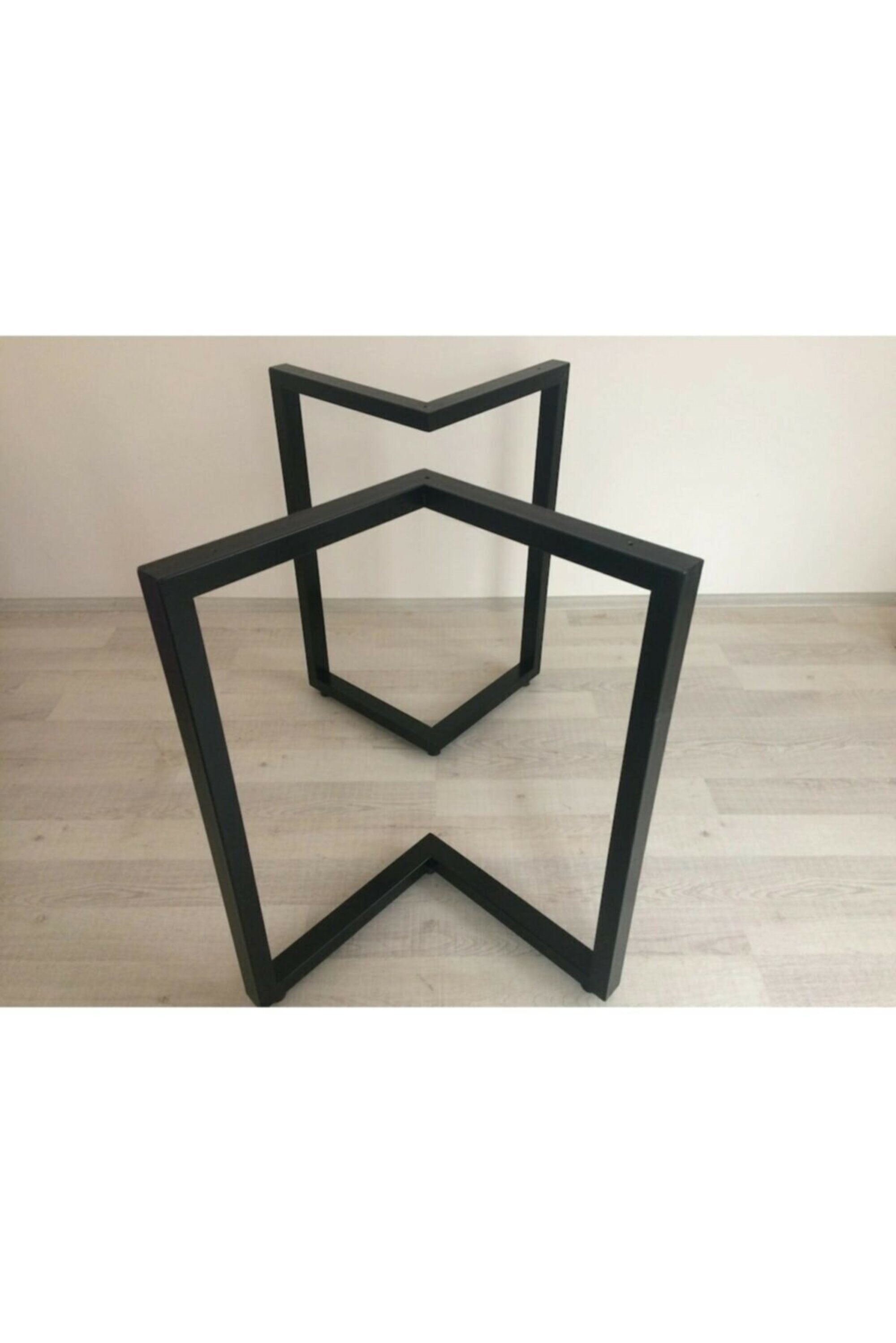 L Shape Steel Table Legs Set of 2 Pieces Kitchen Table Legs Etsy