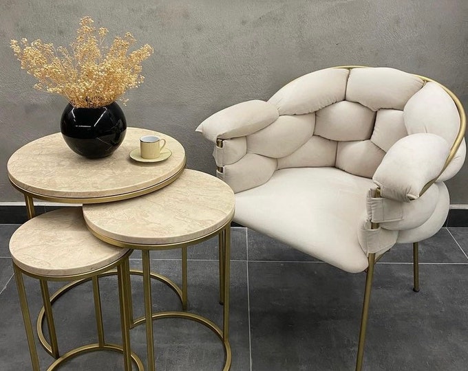 XXL Chair - Metal Dining Chair - Metal Legs - Chairs for Living Room